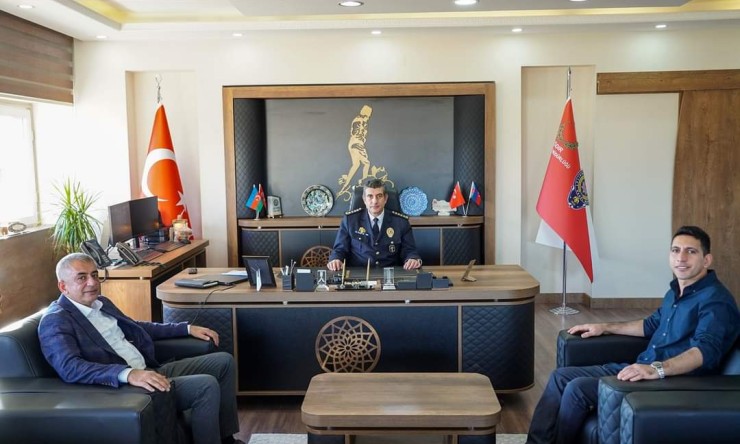 İl Sağlık Müdürü ve İl Emniyet Müdürü Bir Araya Geldi