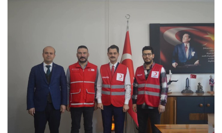 Türk Kızılay Iğdır Şube Başkanı Doç. Dr. Ali İhsan Atalay’dan Tuzluca Kaymakamı Abdüllatif Yılmaz’a Ziyaret